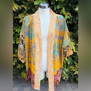 Karma Highway Colorful Patchwork Kimono